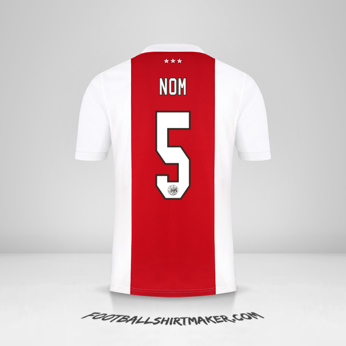 Maillot AFC Ajax 2021/2022 -  nom - 5