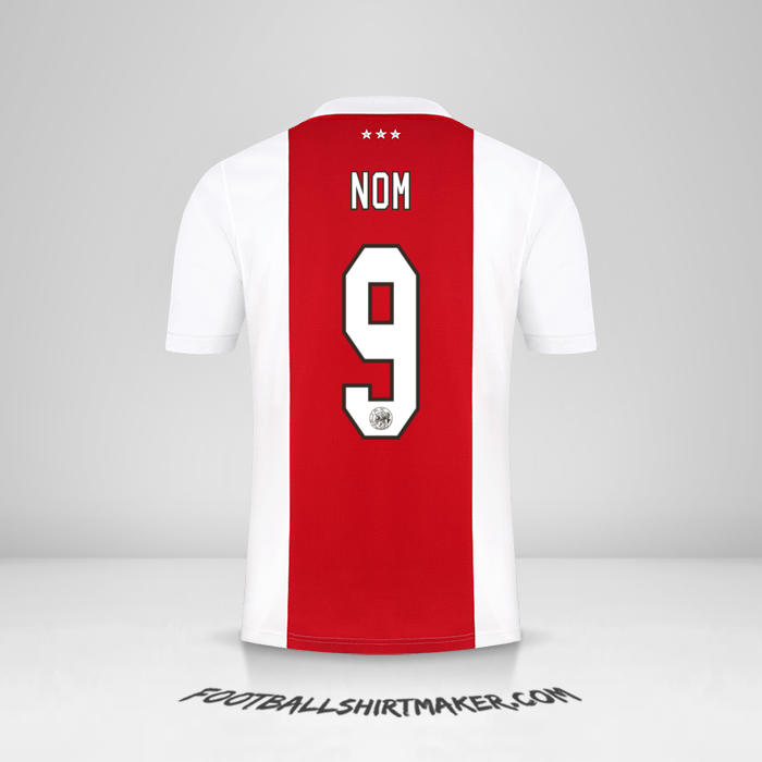 Maillot AFC Ajax 2021/2022 -  nom - 9