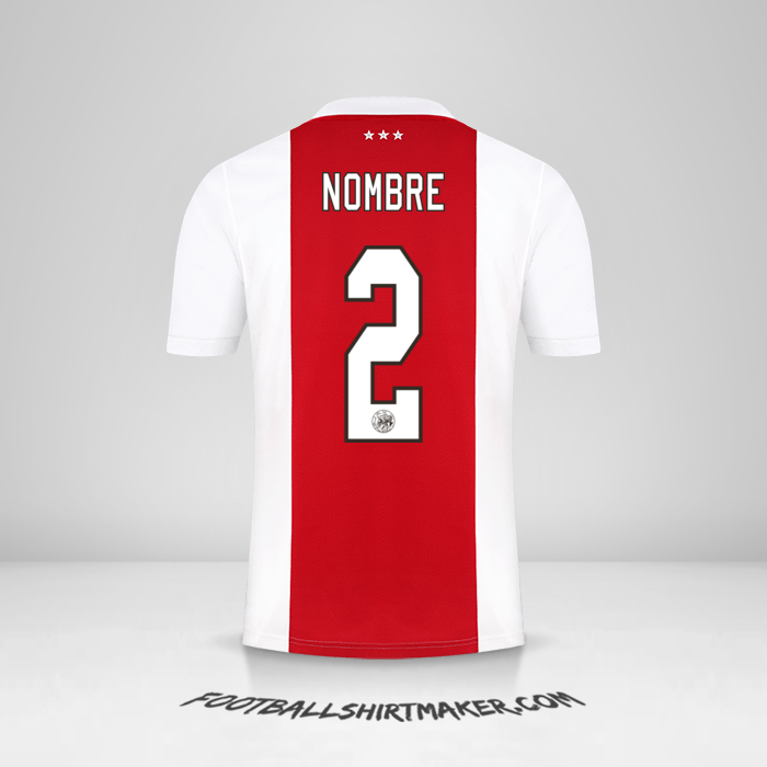 Camiseta AFC Ajax 2021/2022 -  nombre - 2