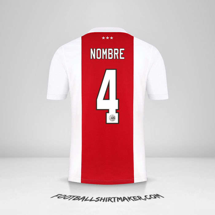 Jersey AFC Ajax 2021/2022 -  nombre - 4