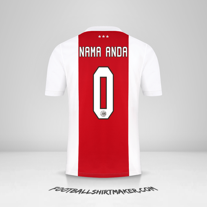 Jersey AFC Ajax 2021/2022 -  nama anda - 0