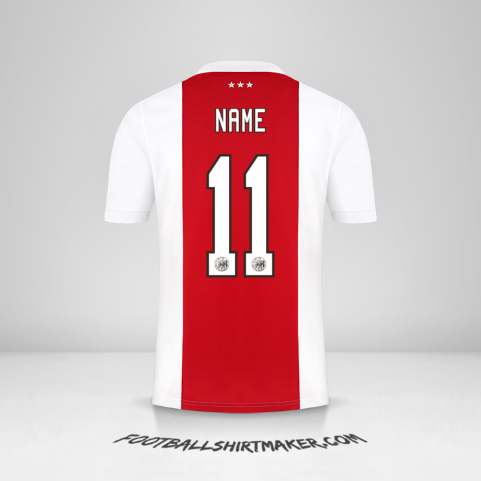 Jersey AFC Ajax 2021/2022 -  name - 11