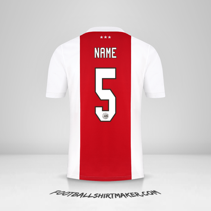 Shirt AFC Ajax 2021/2022 -  name - 5