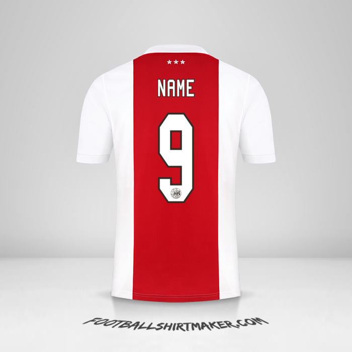Jersey AFC Ajax 2021/2022 -  name - 9