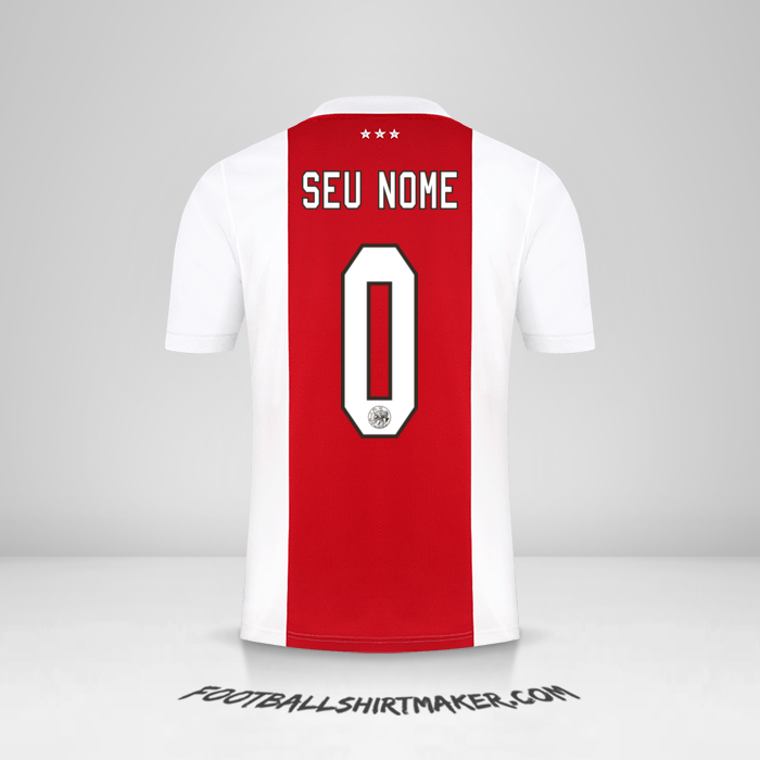 Camisa AFC Ajax 2021/2022 -  seu nome - 0