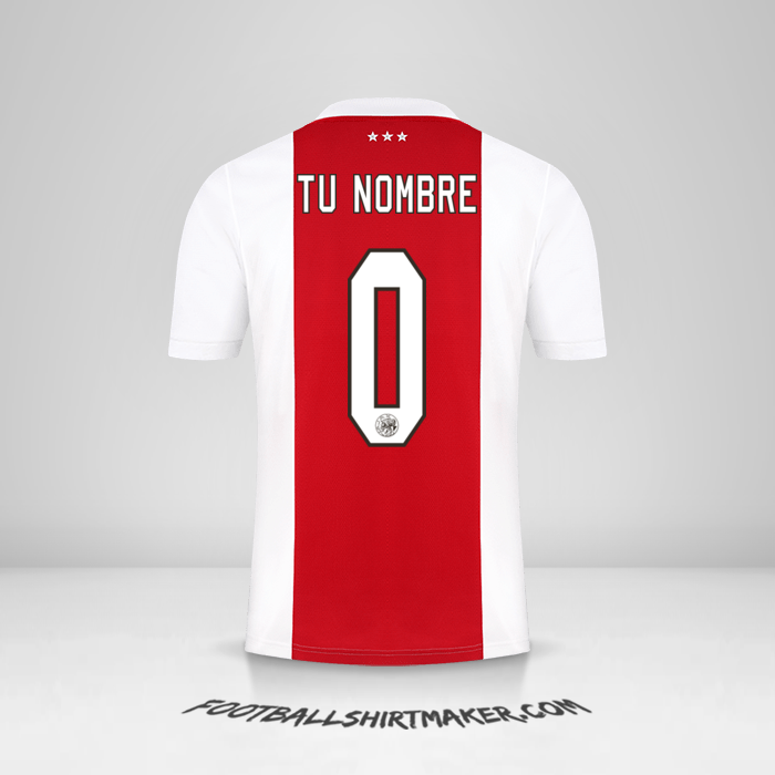 Jersey AFC Ajax 2021/2022 -  tu nombre - 0