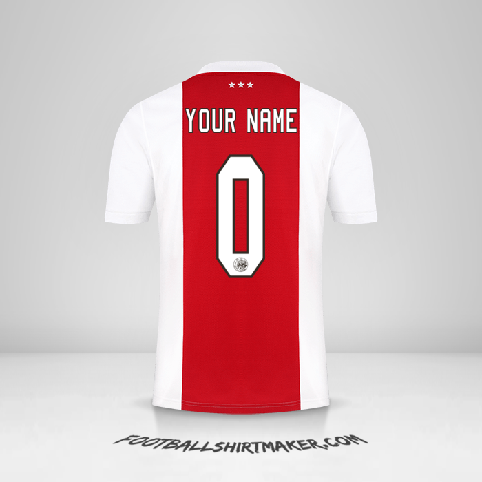 Shirt AFC Ajax 2021/2022 -  your name - 0