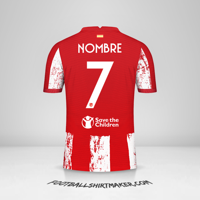 Jersey Atletico Madrid Cup 2021/2022 -  nombre - 7