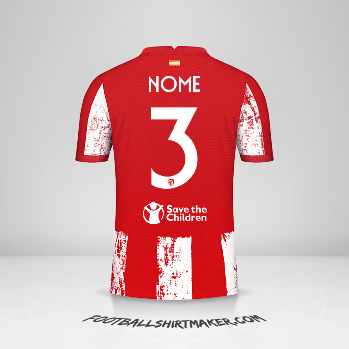Maglia Atletico Madrid Cup 2021/2022 -  nome - 3