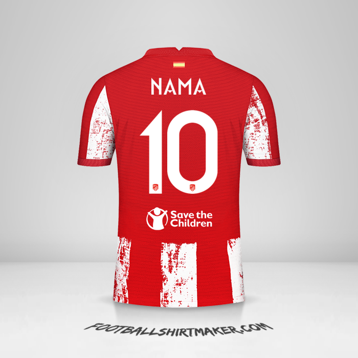 Jersey Atletico Madrid Cup 2021/2022 -  nama - 10