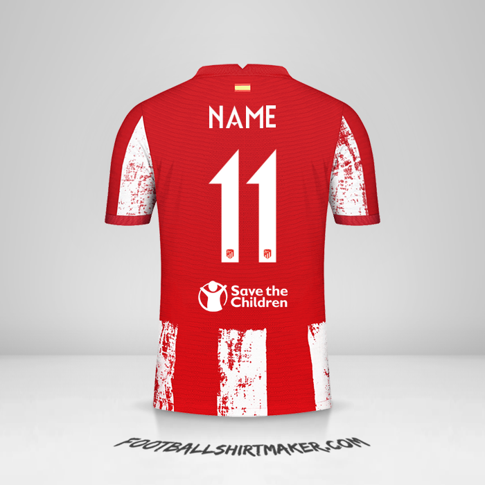 Jersey Atletico Madrid Cup 2021/2022 -  name - 11