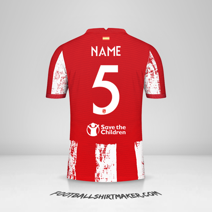 Trikot Atletico Madrid Cup 2021/2022 -  name - 5
