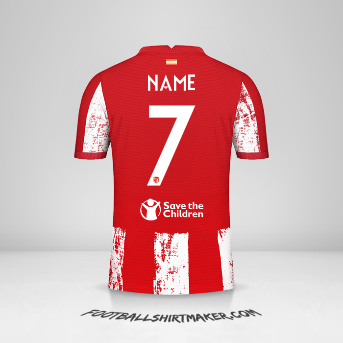 Shirt Atletico Madrid Cup 2021/2022 -  name - 7