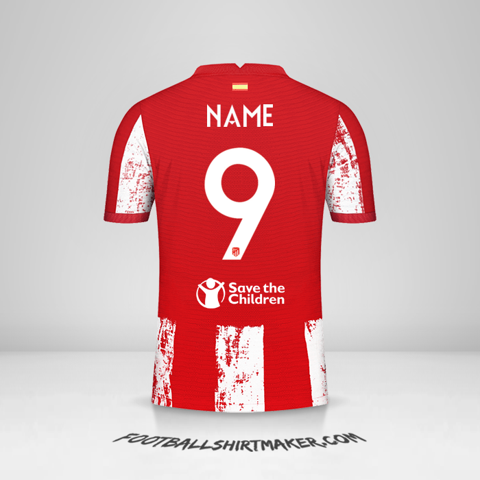 Jersey Atletico Madrid Cup 2021/2022 -  name - 9