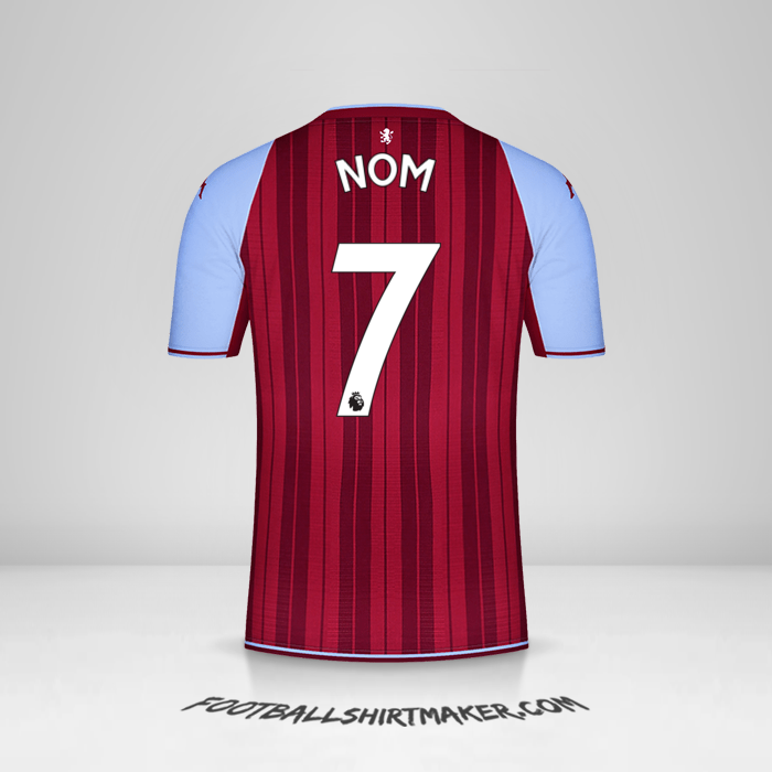 Maillot Aston Villa FC 2021/2022 -  nom - 7