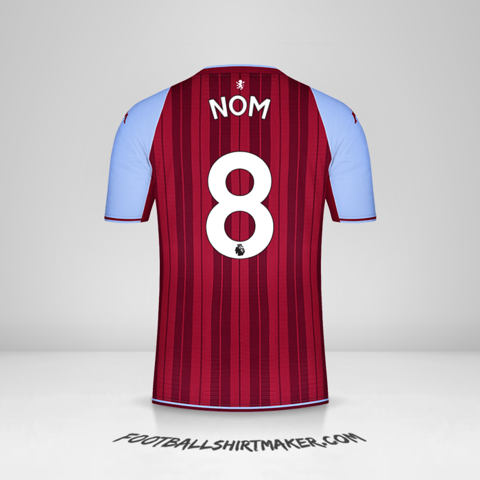 Maillot Aston Villa FC 2021/2022 -  nom - 8