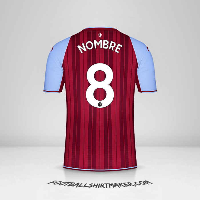 Jersey Aston Villa FC 2021/2022 -  nombre - 8