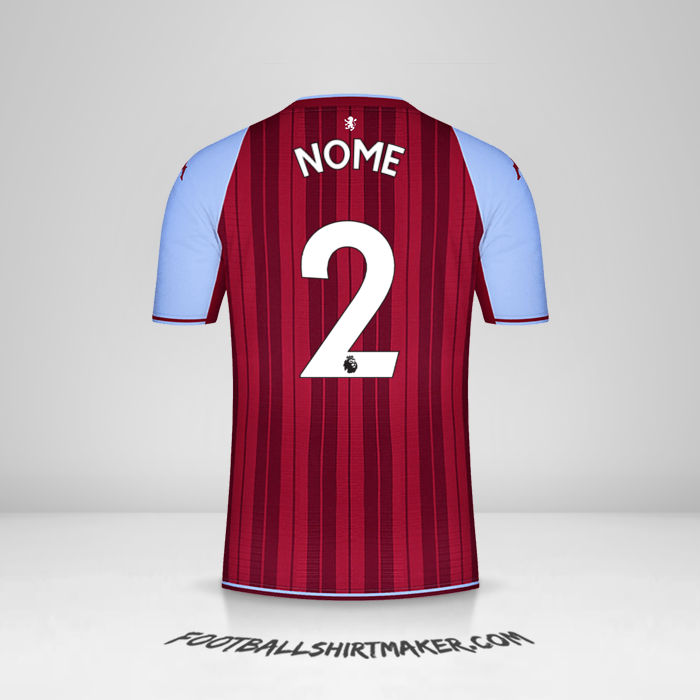 Maglia Aston Villa FC 2021/2022 -  nome - 2