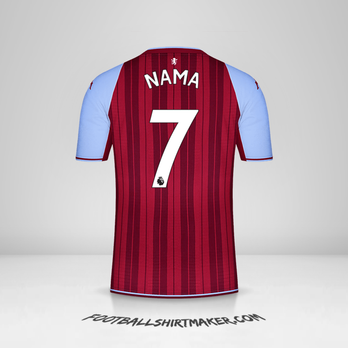Jersey Aston Villa FC 2021/2022 -  nama - 7