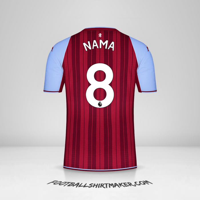 Jersey Aston Villa FC 2021/2022 -  nama - 8