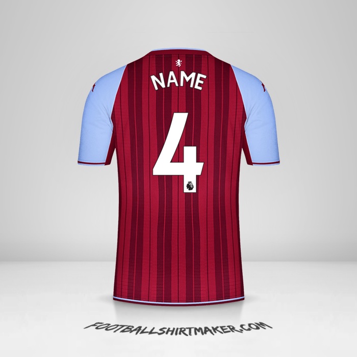 Trikot Aston Villa FC 2021/2022 -  name - 4