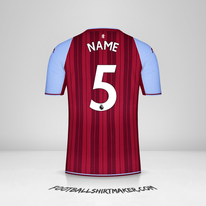 Jersey Aston Villa FC 2021/2022 -  name - 5