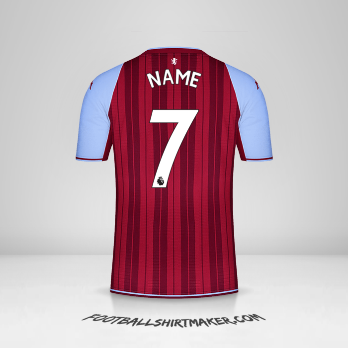 Jersey Aston Villa FC 2021/2022 -  name - 7
