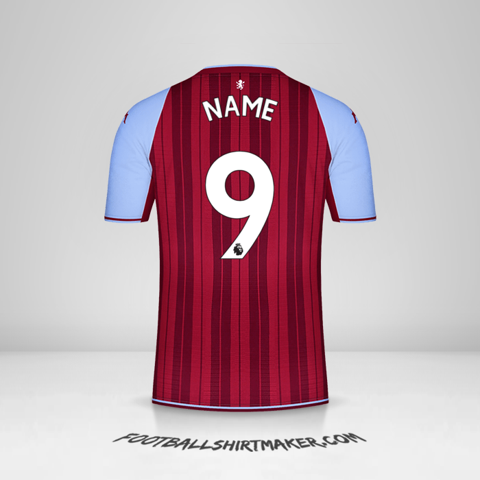 Trikot Aston Villa FC 2021/2022 -  name - 9