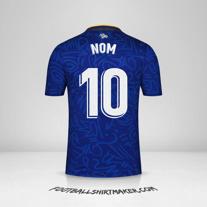 Maillot Real Madrid CF 2021/2022 Extérieur -  nom - 10