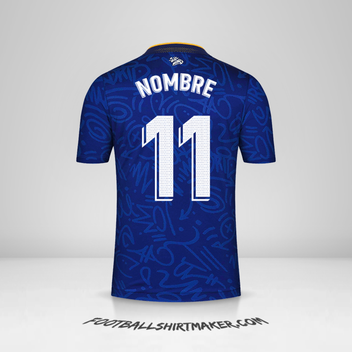 Camiseta Real Madrid CF 2021/2022 Visita -  nombre - 11