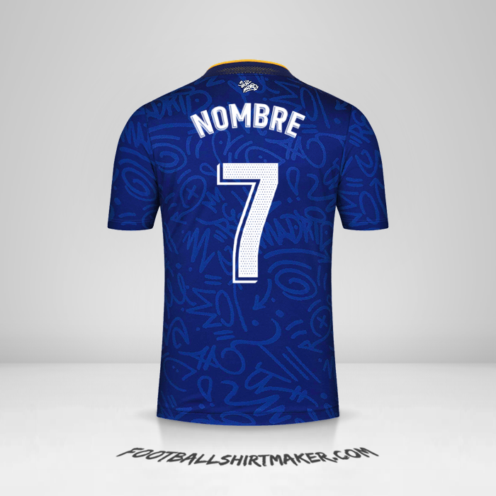 Camiseta Real Madrid CF 2021/2022 Visita -  nombre - 7