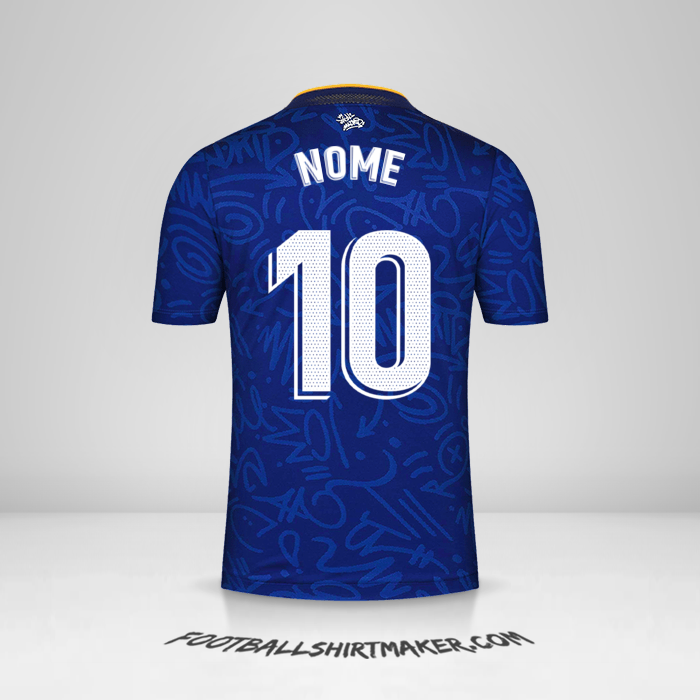 Maglia Real Madrid CF 2021/2022 Seconda -  nome - 10