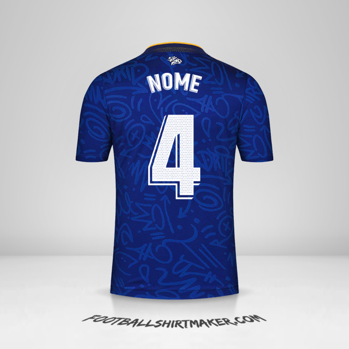 Camisa Real Madrid CF 2021/2022 Alternativa -  nome - 4