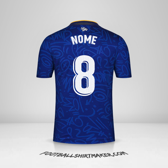 Maglia Real Madrid CF 2021/2022 Seconda -  nome - 8