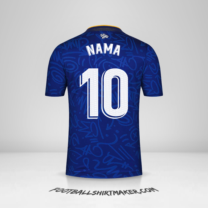 Jersey Real Madrid CF 2021/2022 Alternatif -  nama - 10