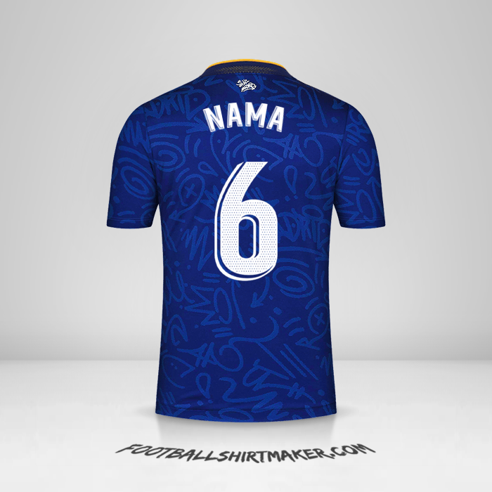Jersey Real Madrid CF 2021/2022 Alternatif -  nama - 6