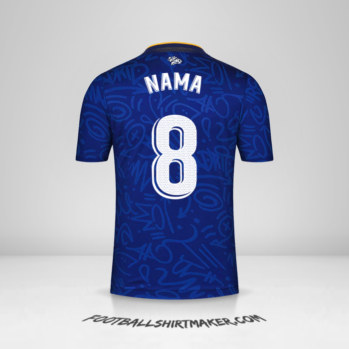Jersey Real Madrid CF 2021/2022 Alternatif -  nama - 8