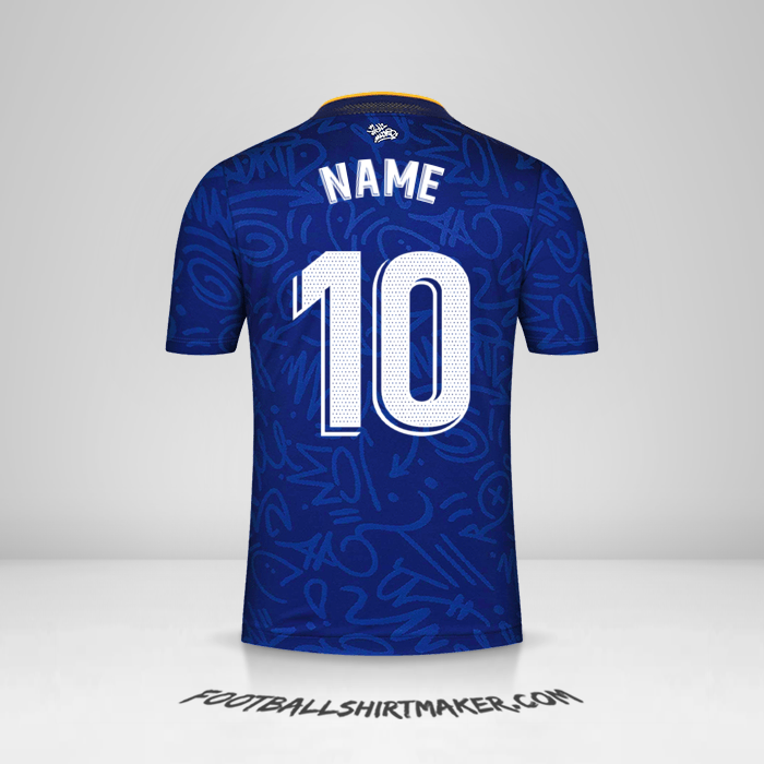 Jersey Real Madrid CF 2021/2022 Away -  name - 10