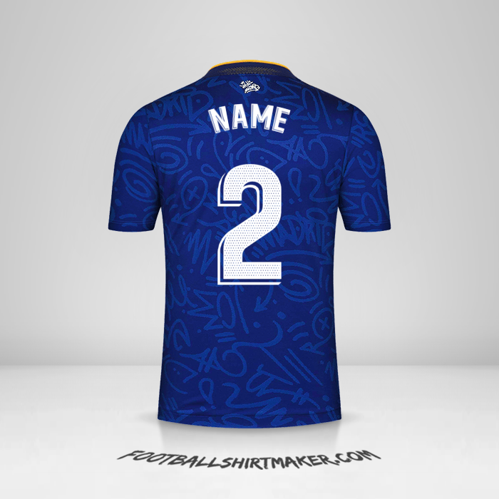 Jersey Real Madrid CF 2021/2022 Away -  name - 2