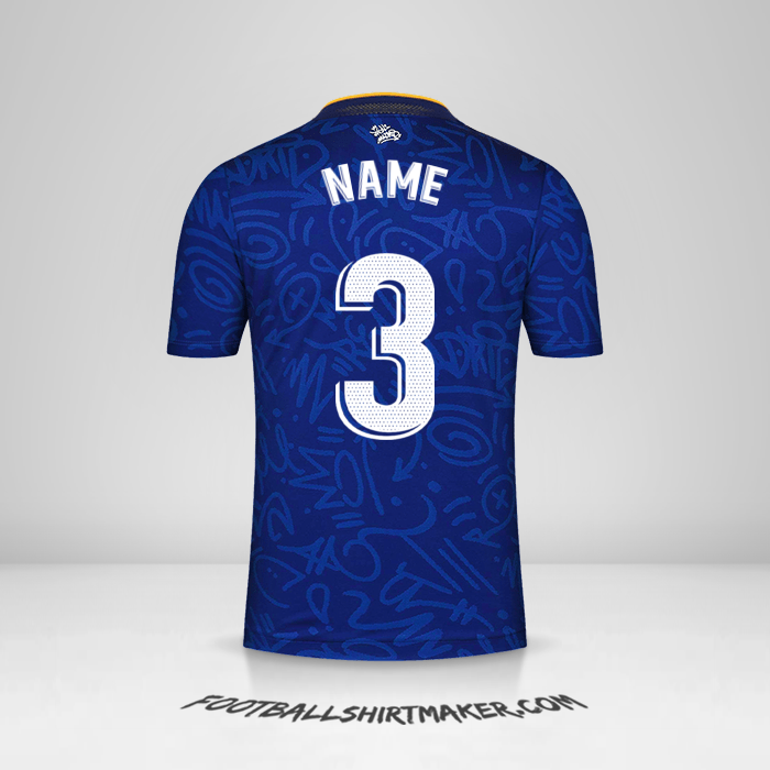 Jersey Real Madrid CF 2021/2022 Away -  name - 3