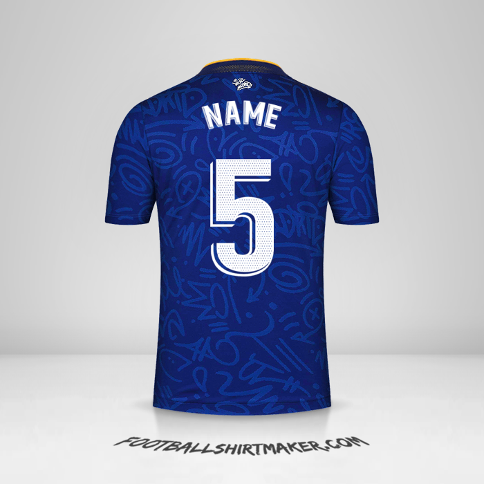 Shirt Real Madrid CF 2021/2022 Away -  name - 5