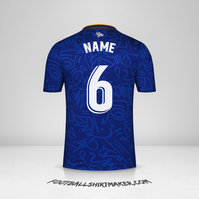 Shirt Real Madrid CF 2021/2022 Away -  name - 6