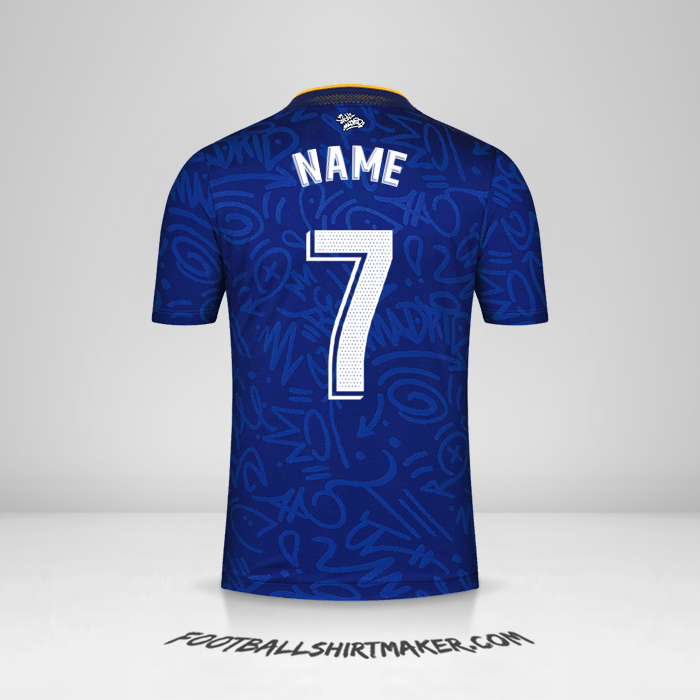 Shirt Real Madrid CF 2021/2022 Away -  name - 7