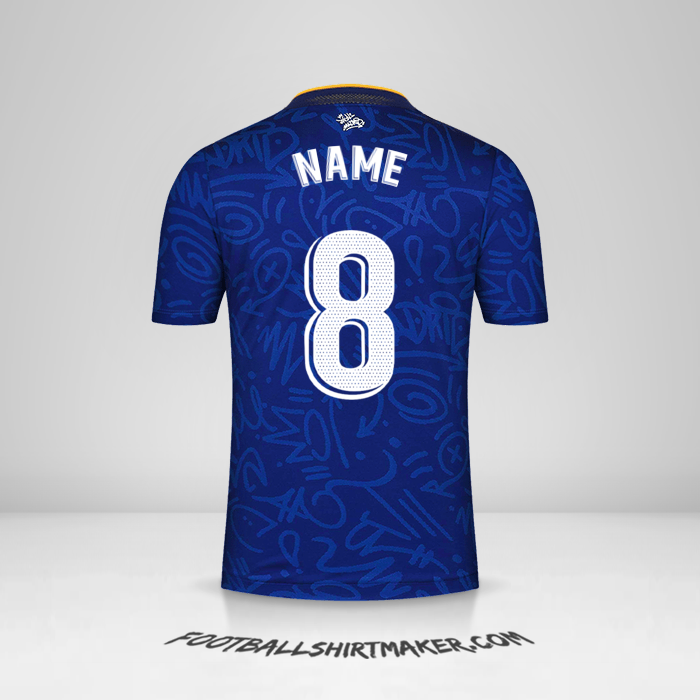Jersey Real Madrid CF 2021/2022 Away -  name - 8