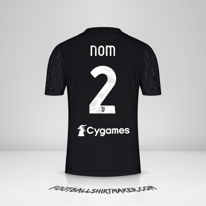 Maillot Juventus FC 2021/2022 Extérieur -  nom - 2