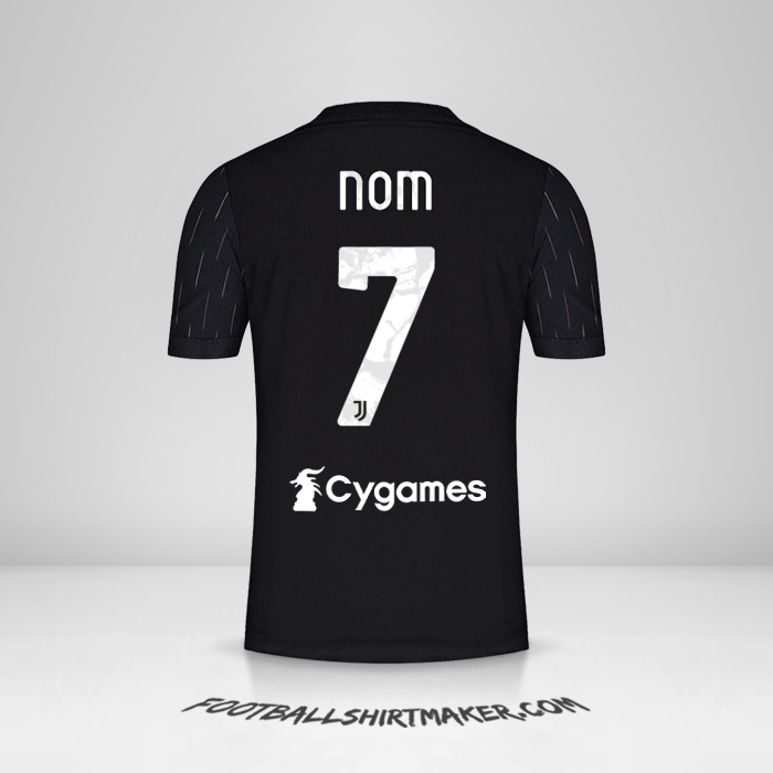 Maillot Juventus FC 2021/2022 Extérieur -  nom - 7