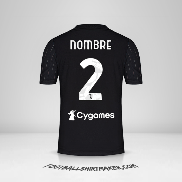 Jersey Juventus FC 2021/2022 Visita -  nombre - 2