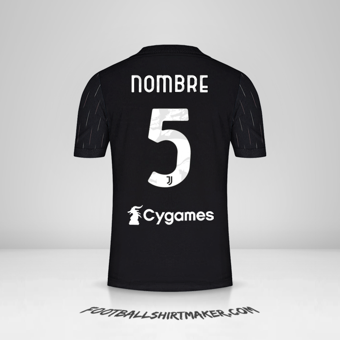 Jersey Juventus FC 2021/2022 Visita -  nombre - 5
