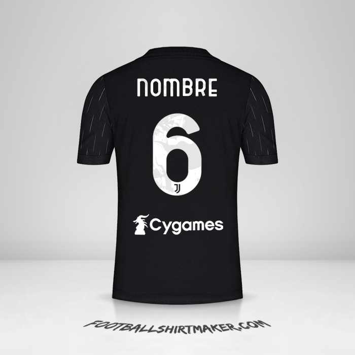 Jersey Juventus FC 2021/2022 Visita -  nombre - 6