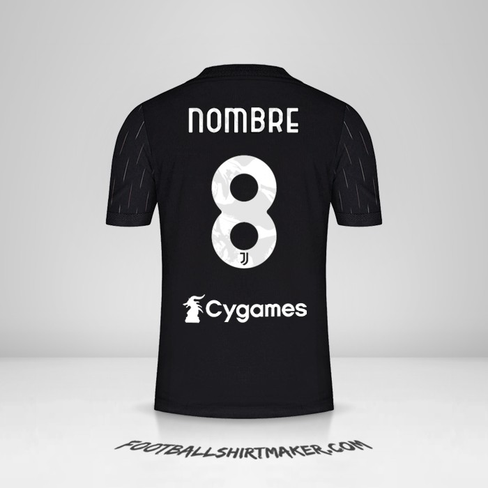 Jersey Juventus FC 2021/2022 Visita -  nombre - 8